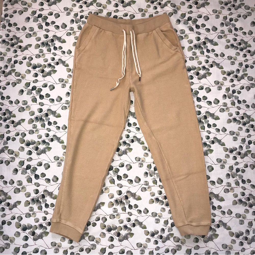 aerie Tan Love Corded Jogger Pants